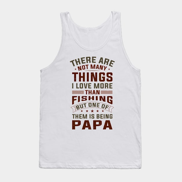 Dad Angler Funny Saying Father's Day Men Tank Top by Foxxy Merch